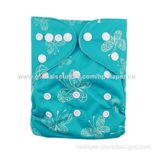 Babies' Diaper with Fashionable Digital Printing and Insert
